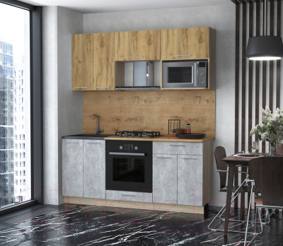 Готовая кухня Интерлиния Мила 1.8 ВТ