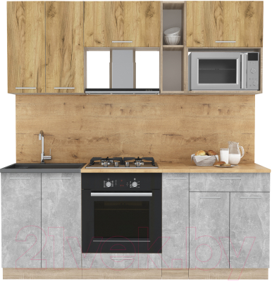 Готовая кухня Интерлиния Мила 2.0 ВТ - фото