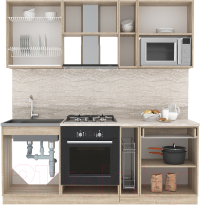 Готовая кухня Интерлиния Мила 2.0 ВТ