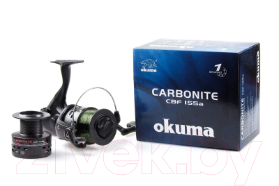 Катушка безынерционная Okuma Carbonite XP Baitfeeder / CBF-140a