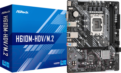 Материнская плата AsRock H610M-HDV/M.2