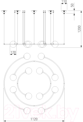 Люстра Bogate's 360/12