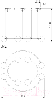 Люстра Bogate's 360/8