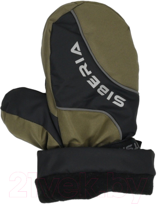 Варежки для охоты и рыбалки Huntsman Siberia тк Breathable (хаки/черный)