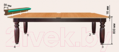 Бильярдный стол РуптуР Юниор / 250.00.06