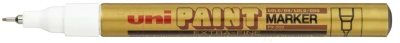 Маркер перманентный UNI Mitsubishi Pencil Paint 0.8мм / PX-203 GOLD - фото