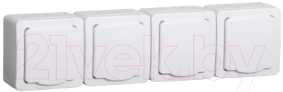 Розетка IEK Гермес Plus ERMP42-K01-16-54-EC - фото