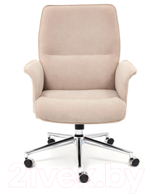 Кресло офисное Tetchair York флок (бежевый)