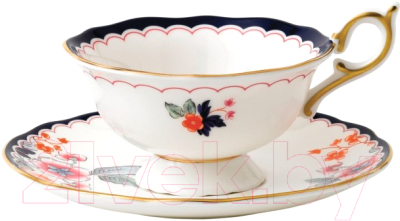 Чашка с блюдцем Wedgwood Wonderlust Jasmine Bloom / 40024022 - фото