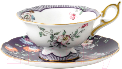 Чашка с блюдцем Wedgwood Wonderlust Midnight Garden / 40024023 - фото