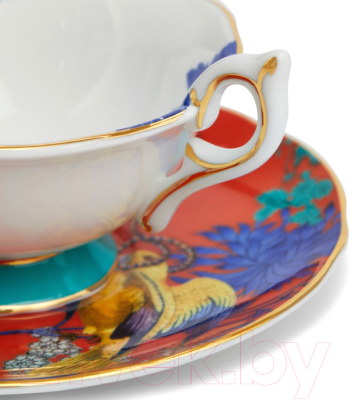 Чашка с блюдцем Wedgwood Wonderlust Золотой попугай / 1057271