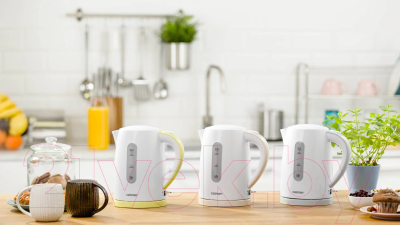 Электрочайник Zelmer ZCK7616S (белый/серый)