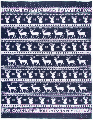 Плед для малышей Amarobaby Pure Love Christmas / AB-62-PLC/20