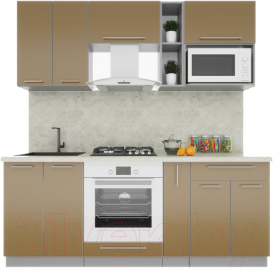 Готовая кухня Интерлиния Мила Пластик 2.0 - фото