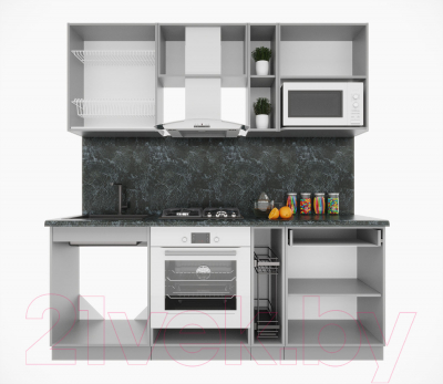 Кухонный гарнитур Интерлиния Мила Пластик 2.0