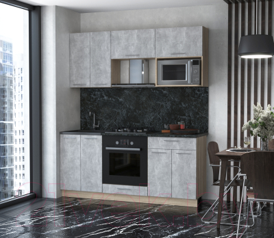 Готовая кухня Интерлиния Мила 1.8 ВТ