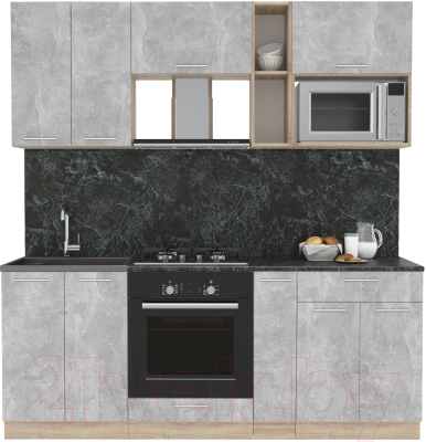 Готовая кухня Интерлиния Мила 2.0 ВТ - фото