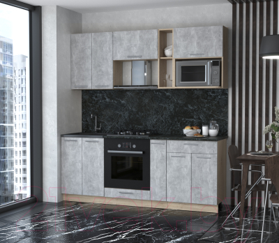 Готовая кухня Интерлиния Мила 2.0 ВТ