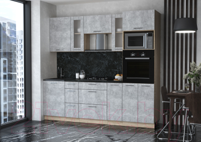 Готовая кухня Интерлиния Мила 2.3 ВТ