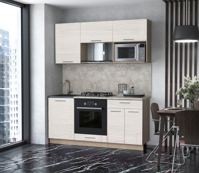 Готовая кухня Интерлиния Мила 1.7 ВТ