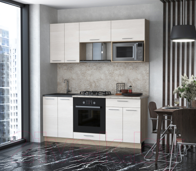 Готовая кухня Интерлиния Мила 1.8 ВТ