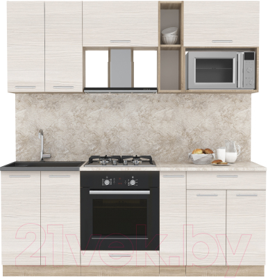 Готовая кухня Интерлиния Мила 2.0 ВТ - фото
