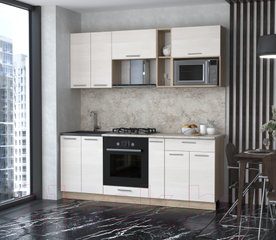 Готовая кухня Интерлиния Мила 2.0 ВТ