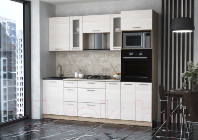 Готовая кухня Интерлиния Мила 2.3 ВТ