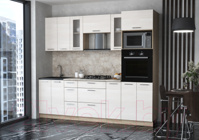 Готовая кухня Интерлиния Мила 2.4 ВТ