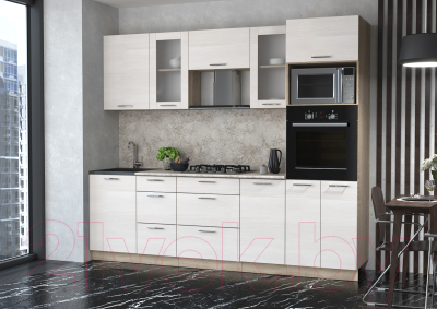 Готовая кухня Интерлиния Мила 2.5 ВТ