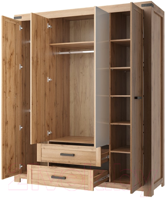 Шкаф Anrex Mortiz 4DG2S Z (дуб вотан)