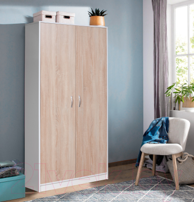 Шкаф Мебель-Класс Мэдисон-М (белый/дуб сонома)