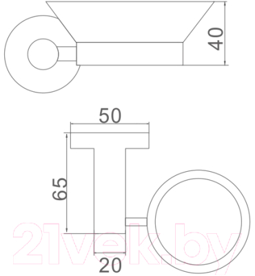 Мыльница Ledeme L71702U