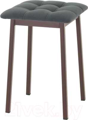 Табурет AMC Comfort 7.2.16 (ткань антрацит/коричневый) - фото