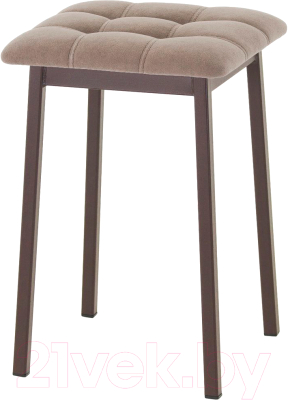 Табурет AMC Comfort 7.2.17 (ткань капучино/коричневый) - фото