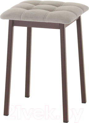 Табурет AMC Comfort 7.2.18 (ткань латте/коричневый) - фото