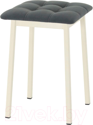 Табурет AMC Comfort 7.3.16 (ткань антрацит/слоновая кость) - фото