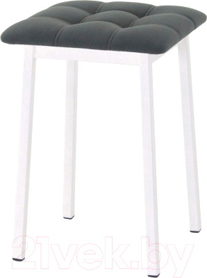 Табурет AMC Comfort 7.6.16 (ткань антрацит/белый) - фото
