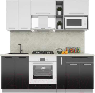 Готовая кухня Интерлиния Мила Пластик 2.0 - фото
