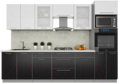 Готовая кухня Интерлиния Мила Пластик 3.0 - фото