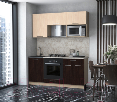 Готовая кухня Интерлиния Мила 1.7 ВТ