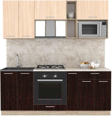 Готовая кухня Интерлиния Мила 2.0 ВТ - фото