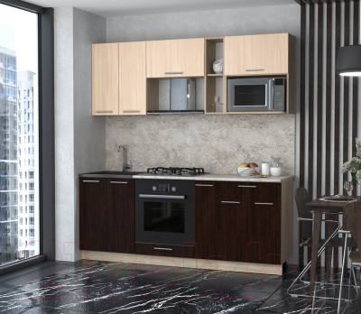 Готовая кухня Интерлиния Мила 2.0 ВТ