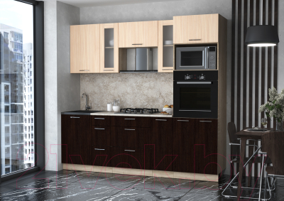 Готовая кухня Интерлиния Мила 2.3 ВТ