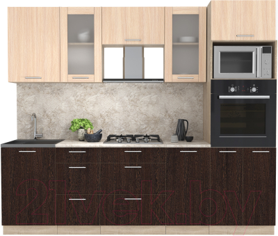 Готовая кухня Интерлиния Мила 2.5 ВТ - фото