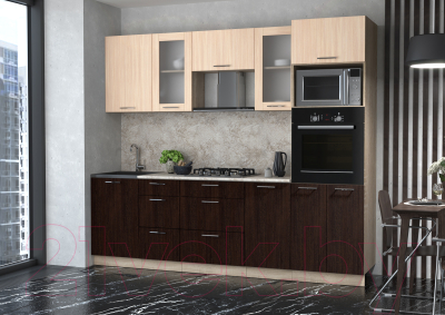 Готовая кухня Интерлиния Мила 2.5 ВТ