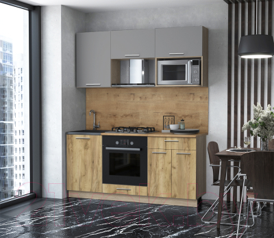 Готовая кухня Интерлиния Мила 1.7 ВТ