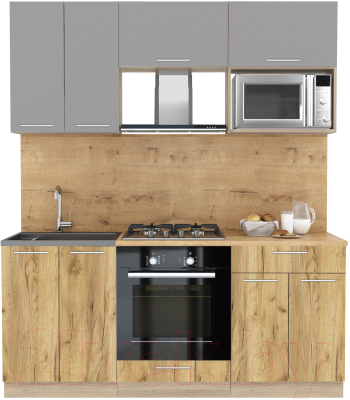 Готовая кухня Интерлиния Мила 1.8 ВТ - фото
