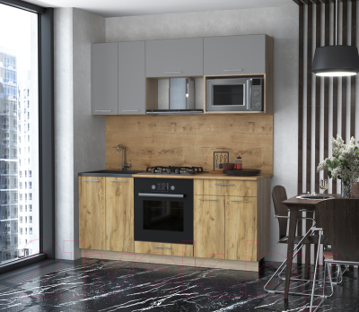 Готовая кухня Интерлиния Мила 1.8 ВТ