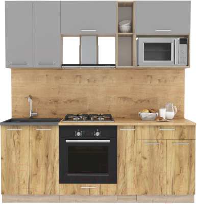 Готовая кухня Интерлиния Мила 2.0 ВТ - фото